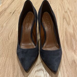 Coach Women's Black Suede Heels